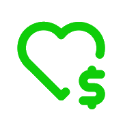 Pricing Icon Pricing Icon, hearth with a dollar sign